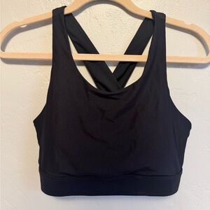 Fabletics Black Sports Bra NWOT